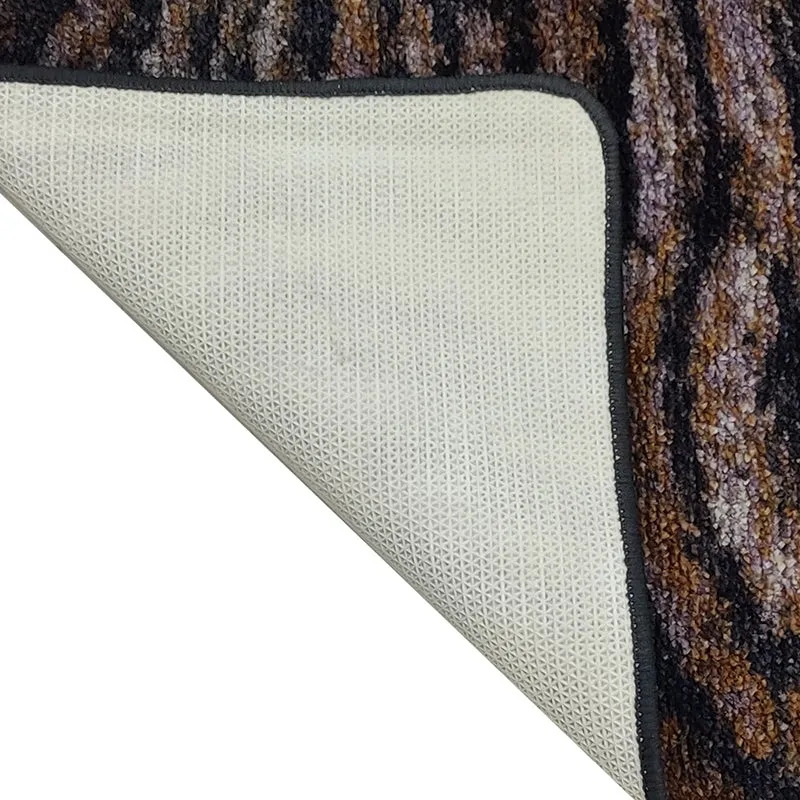 Alvis Abstract Micro Fiber Runner Rug - Grey media 6