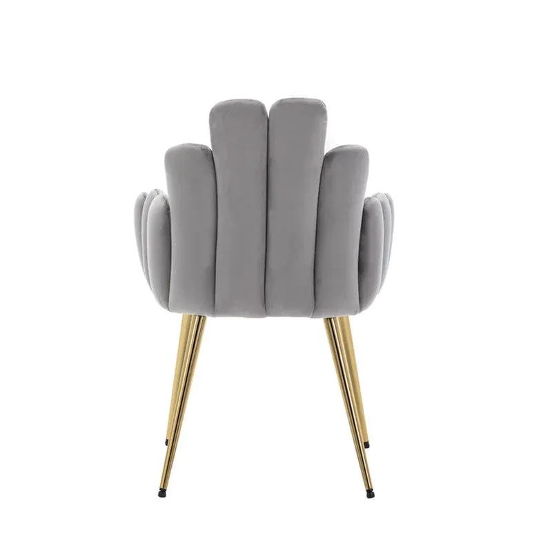 Alverra Metal Accent Chair - Grey media 5