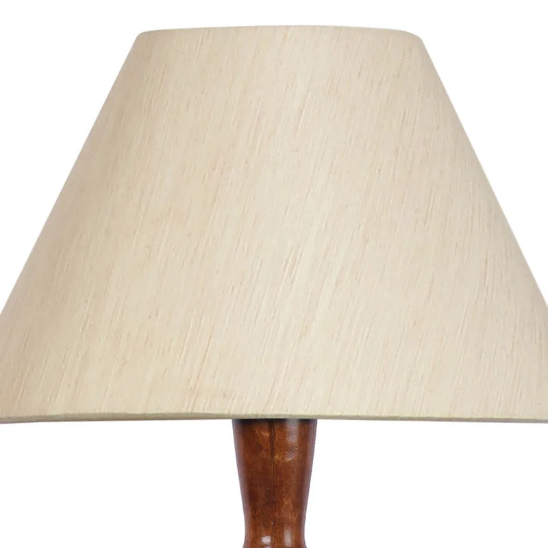 Hima Vintage Wooden Floor Lamp - Off-White media 5