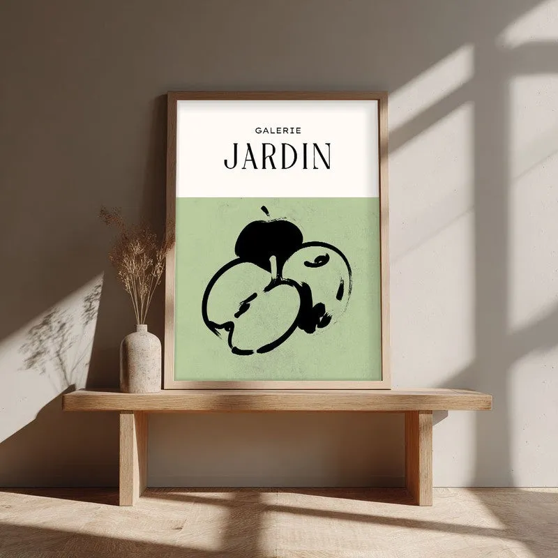Galerie Jardin Canvas Wall Painting With Brown Frame media 4