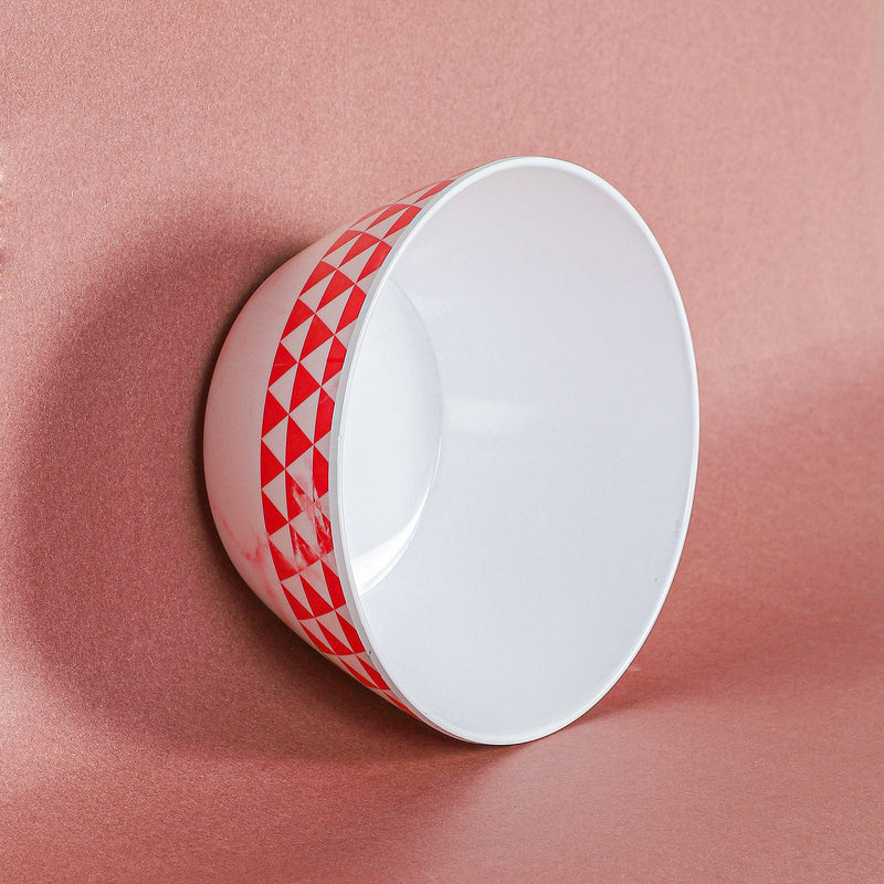 Jisho Snack Bowl (White & Pink) - 750 ML media 5