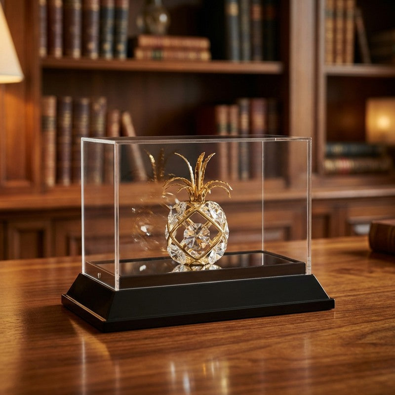 LuxePine 24K Gold Plated Mild Steel Showpiece