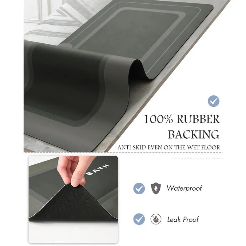 Ashen Meadow Rubber Bath Mat media 8