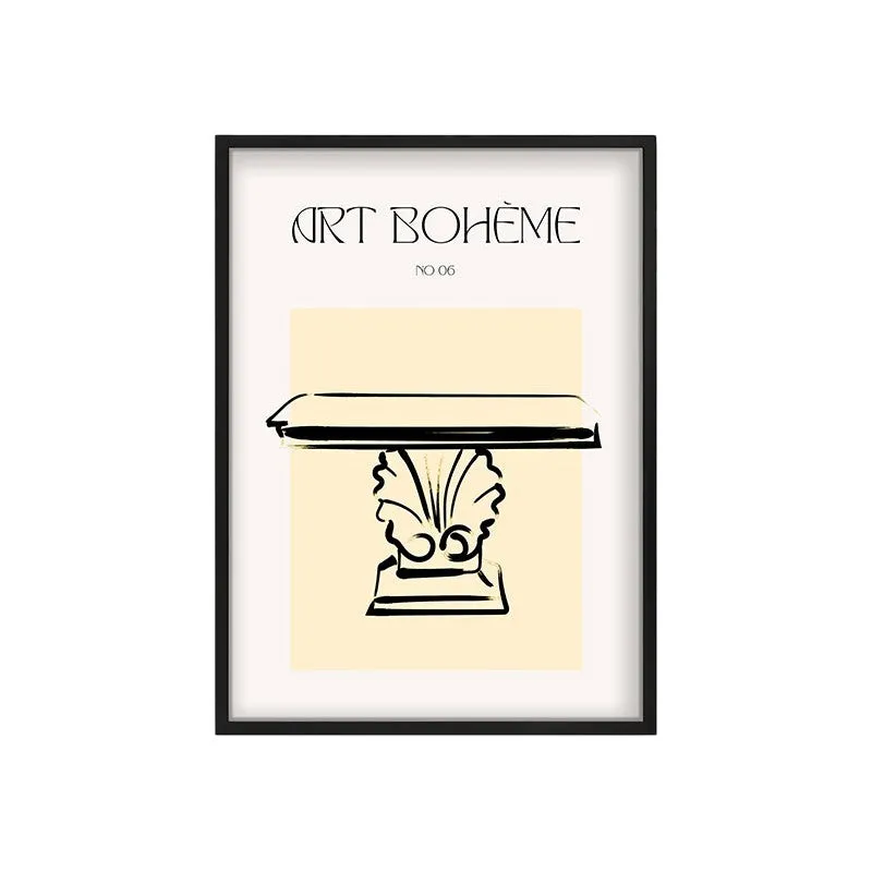 Modern Relic Canvas Wall Painting With Black Frame media 3