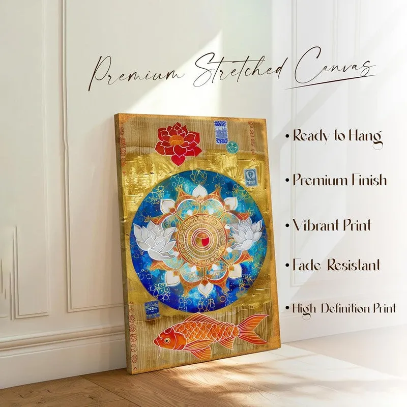 Spectrum Mandala Wall Art Without Frame media 5