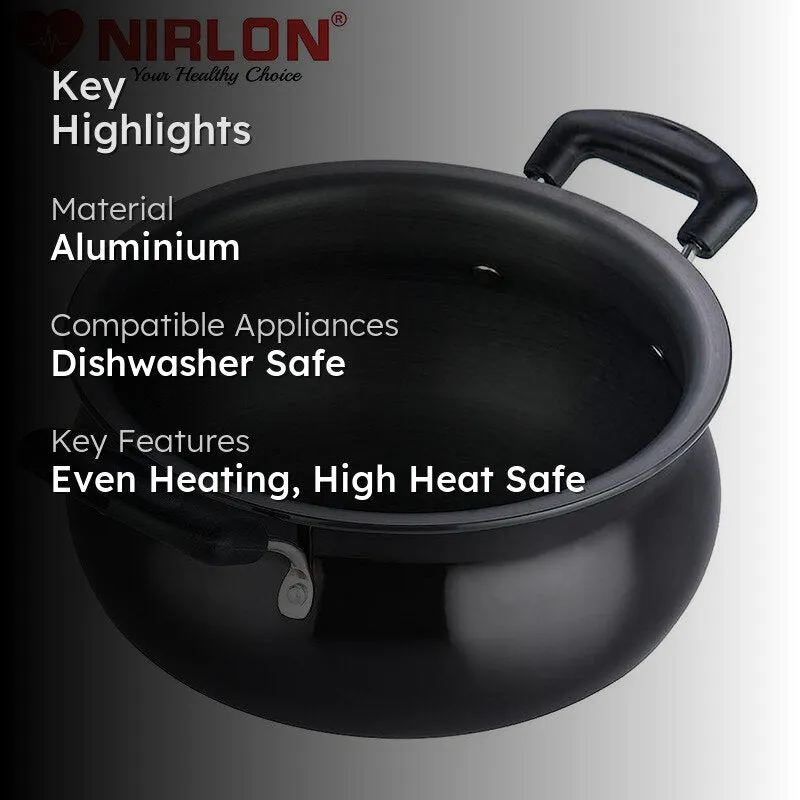 Nirlon Hard Anodized Handi - 2200 mL/7 Inches media 2