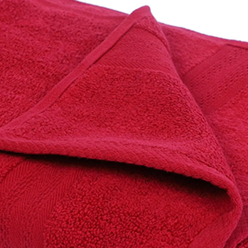 Zyra Solids Bath Towel (Red, Blue) - Set Of Four media 5