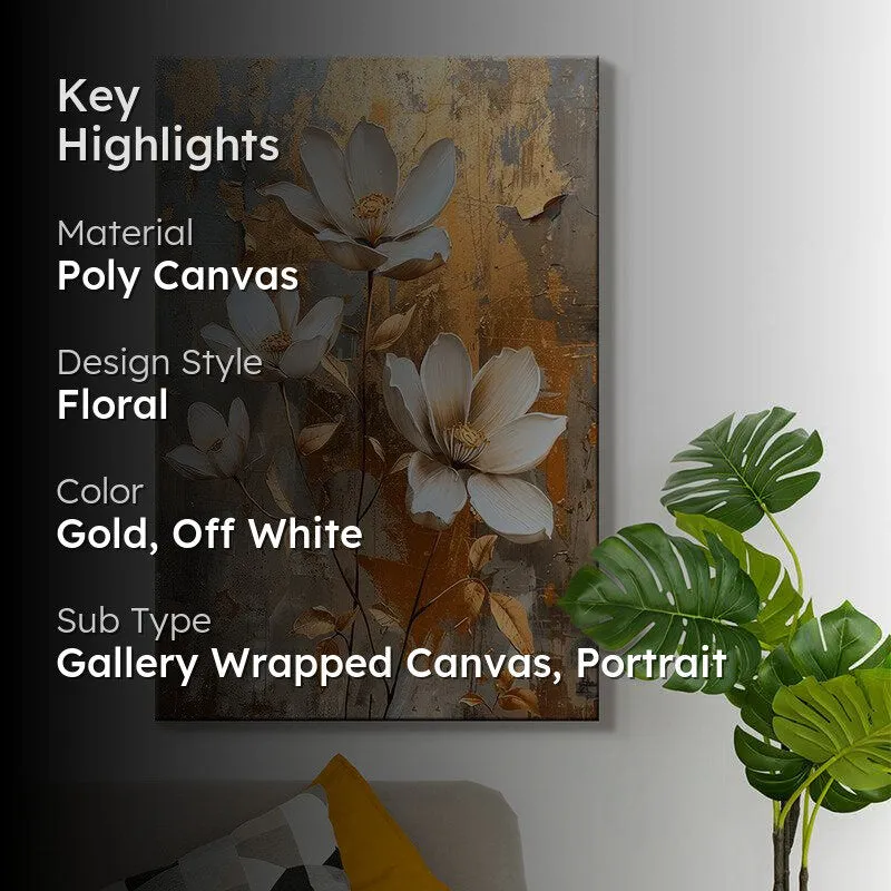 Flora Aurea Poly Canvas Wall Painting media 2