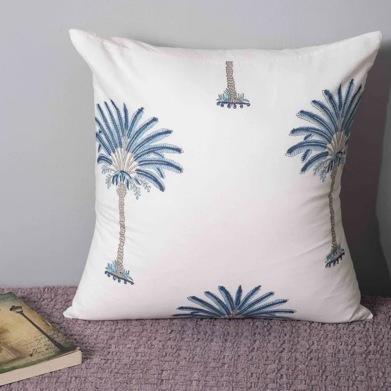 Palm Retreat Cotton Cushion Cover media 3