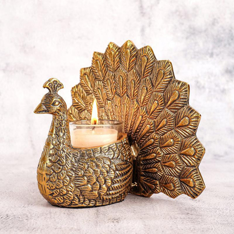 Mayoora Vastu Candle Holder With Glass Votive Candle media 3