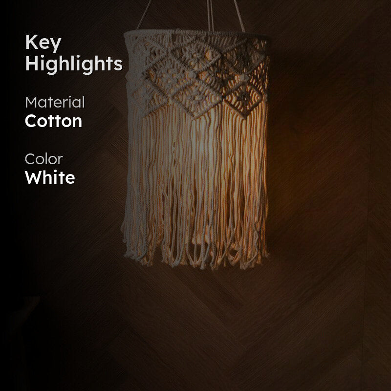 Wanda Macrame Lampshade media 2