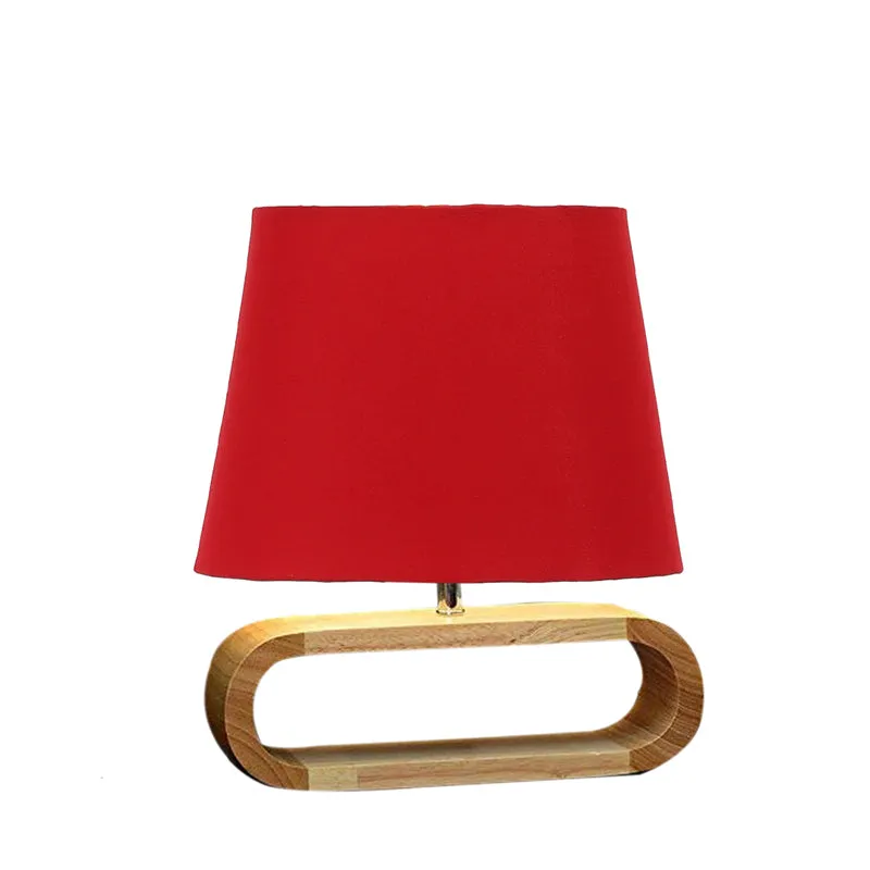Cotin Curve Cotton Table Lamp - Red media 6