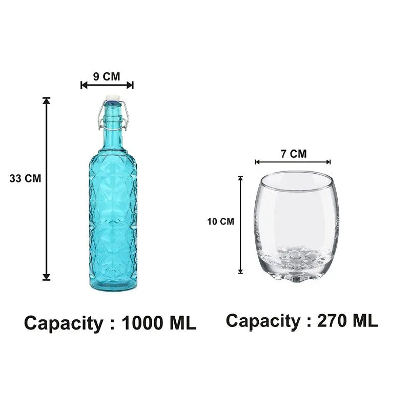 Oakes 1000 mL Water Bottle With 270 mL Glasses - Five Piece Set media 8