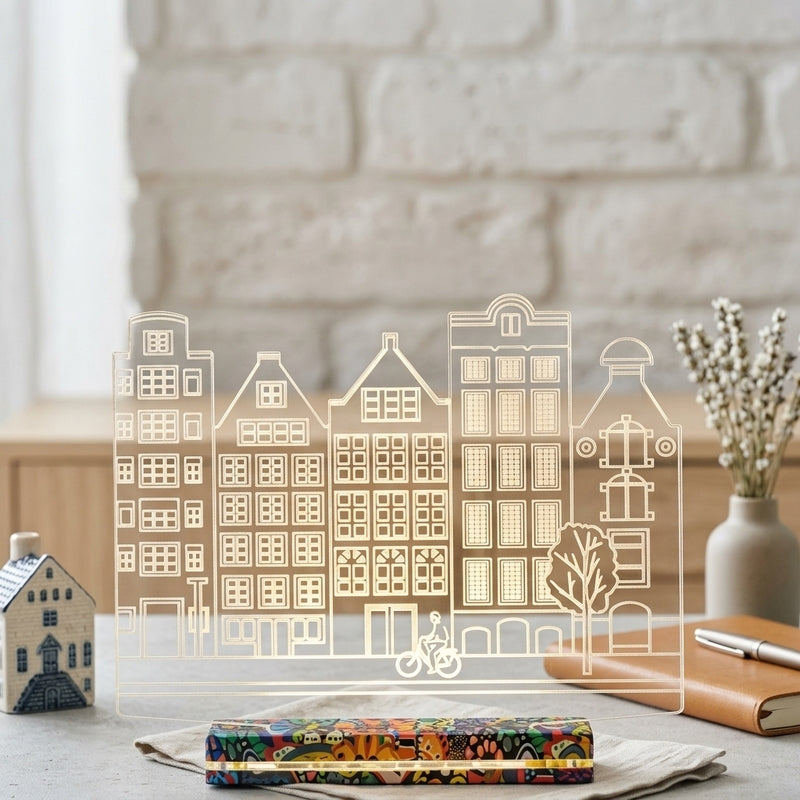 Citylines Acrylic Table Lamp - Transparent media 3
