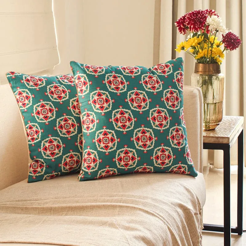 Faye Ethnic Cushion Cover - Set Of Two media 2