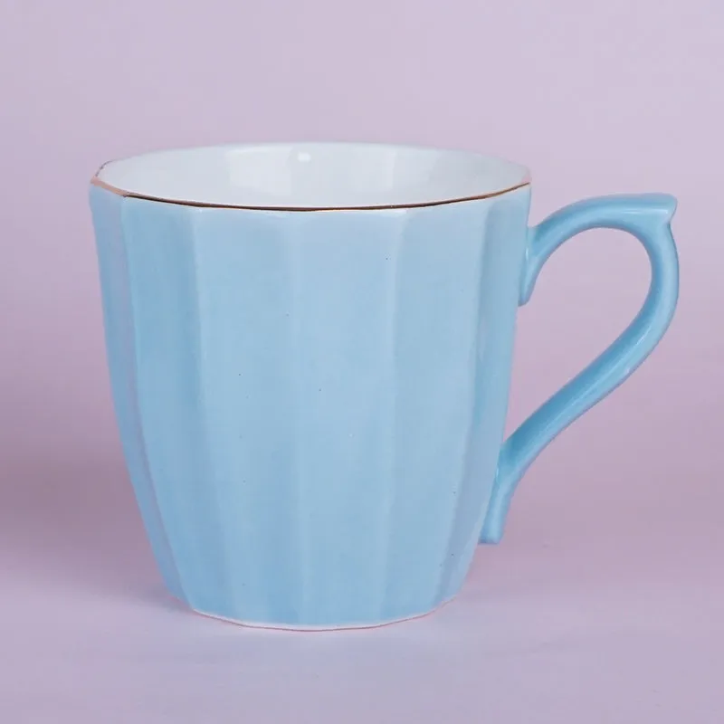 Ereva Porcelain Tea Cup (200 mL Each)/Blue)- Set of Six media 5