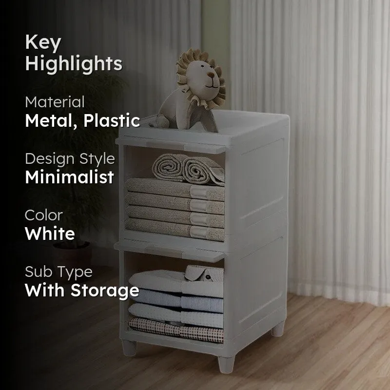 Havenry White Metal & Plastic Racks media 2