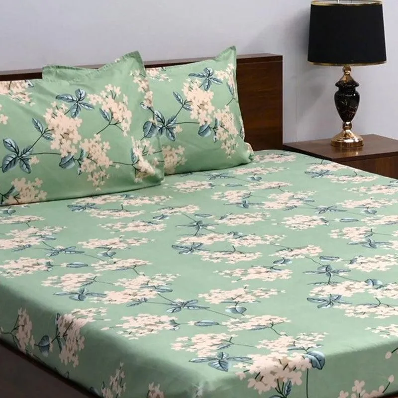 Chasmum Floral Microfiber Bedsheet - 110 GSM media 4