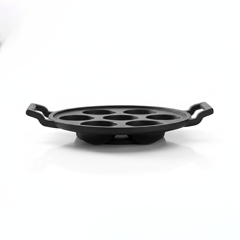Duogrip Round Cast Iron Paniyaram Pan media 4