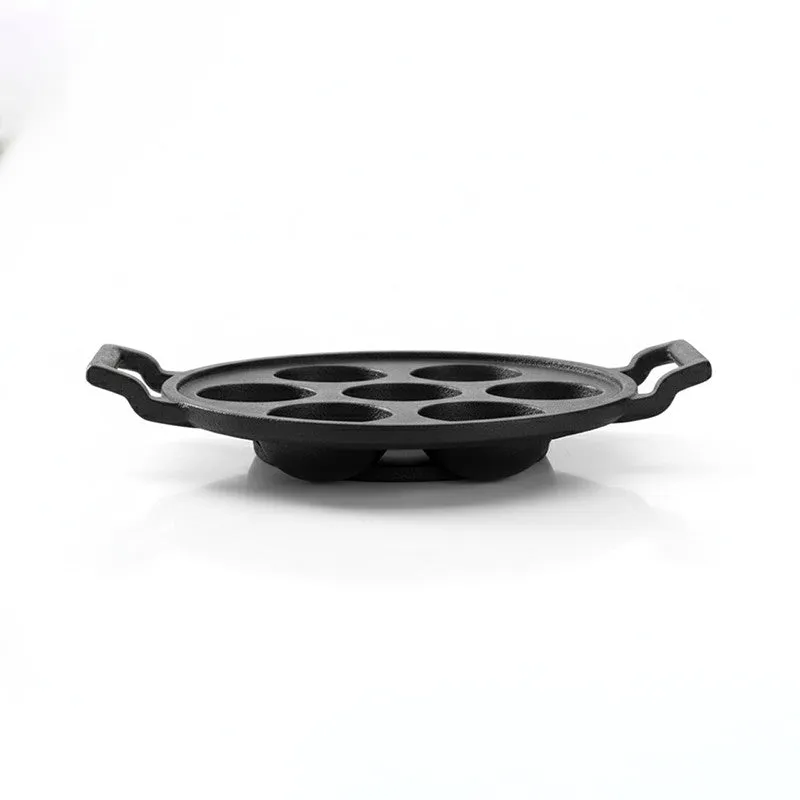 Duogrip Round Cast Iron Paniyaram Pan media 4