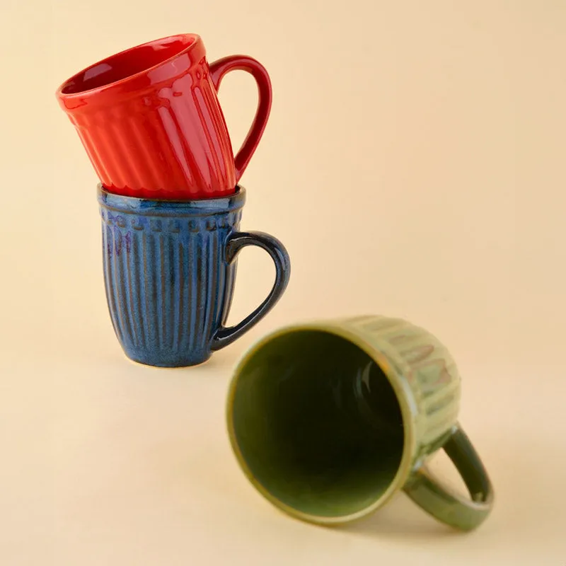 Regina Ceramic Tea Cup (230 mL Each) - Set of Three media 4