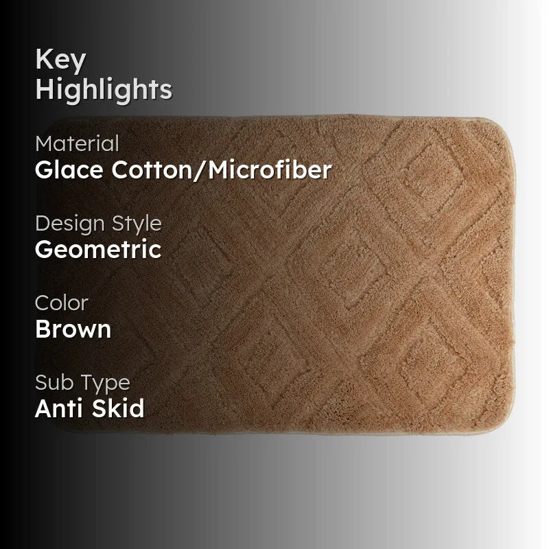 Cresta Jute Bath Mat - Brown media 2