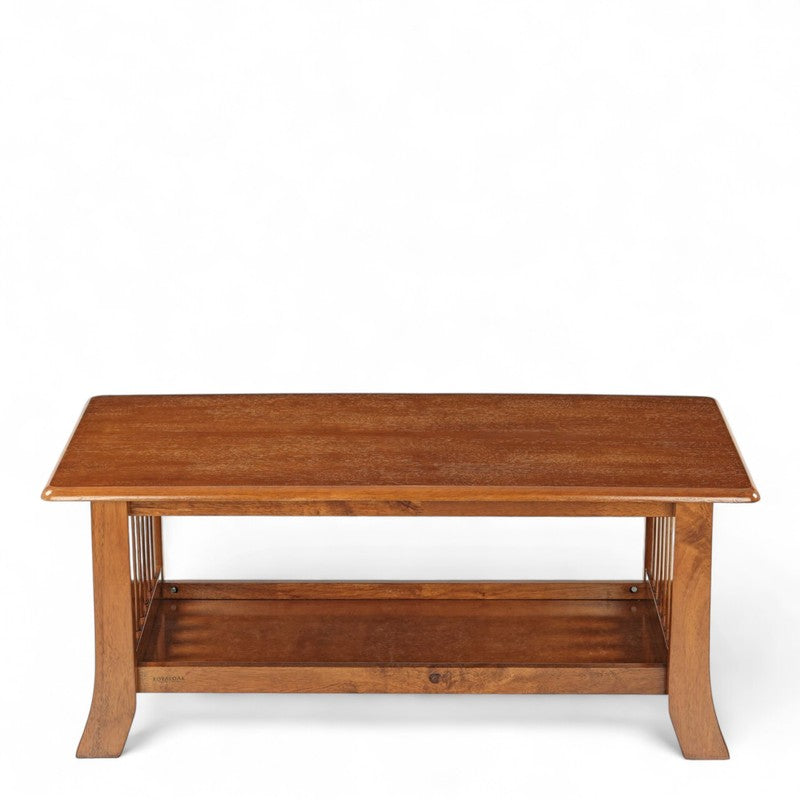 Bravon Sheesham Wooden Center Table - Brown media 3