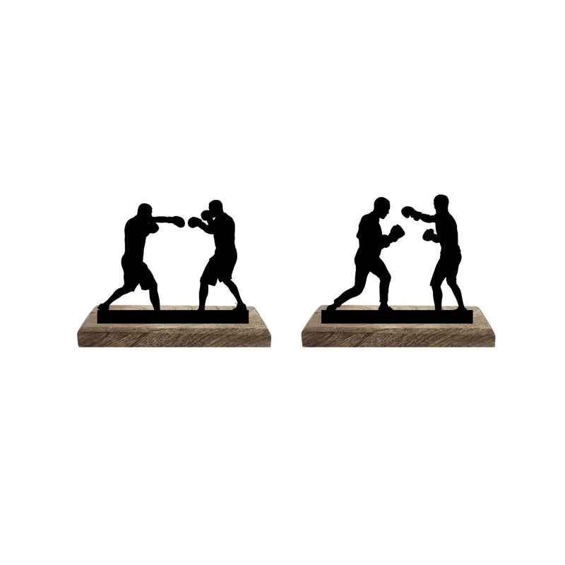 Brave Boxers I Showpiece - Set Of Two media 4