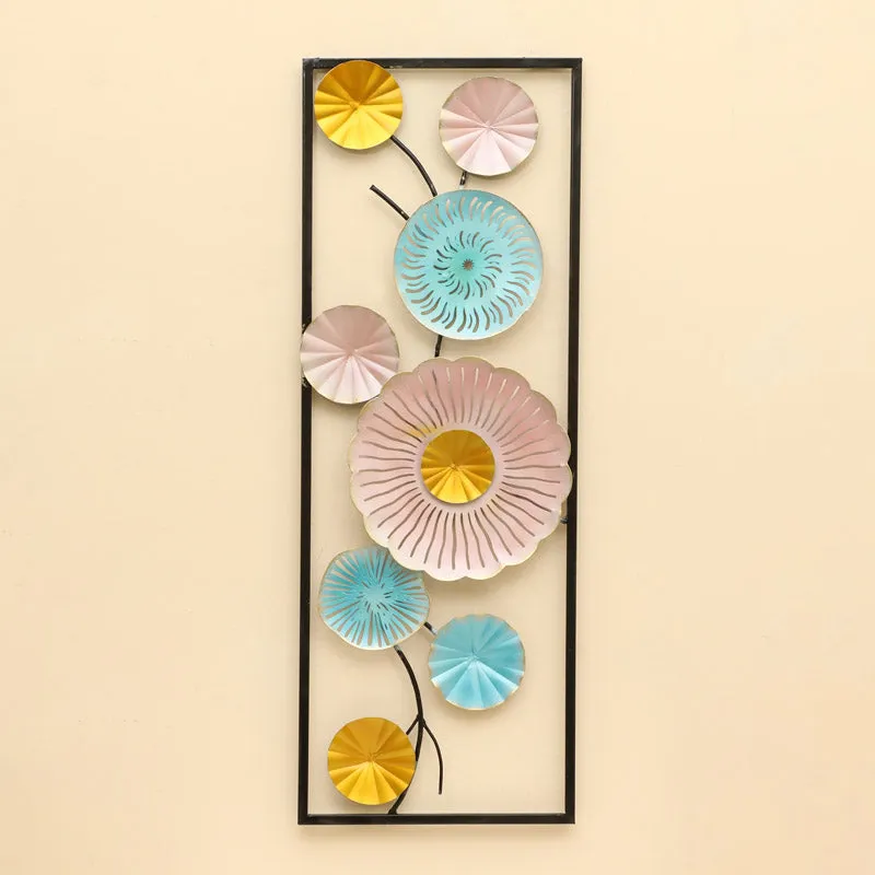 Oriyanaes Floral Metal Wall Accent media 1