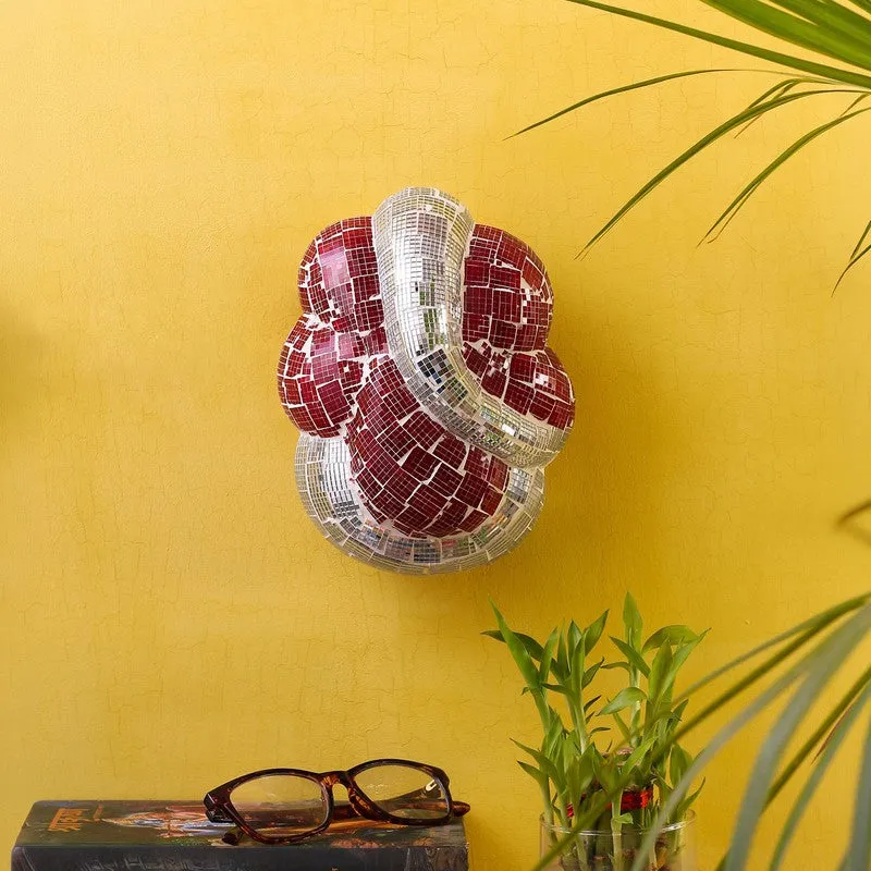 Vighnaharta Glow Glass Wall Lamp - Pink media 3