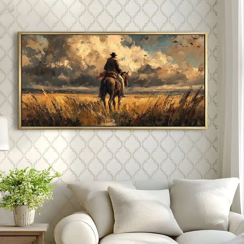 Longstride Canvas Wall Painting With Frame media 4