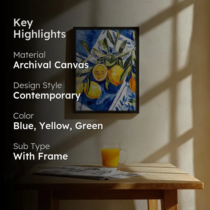 LimeLeaf Archival Canvas Wall Art - Black media 2