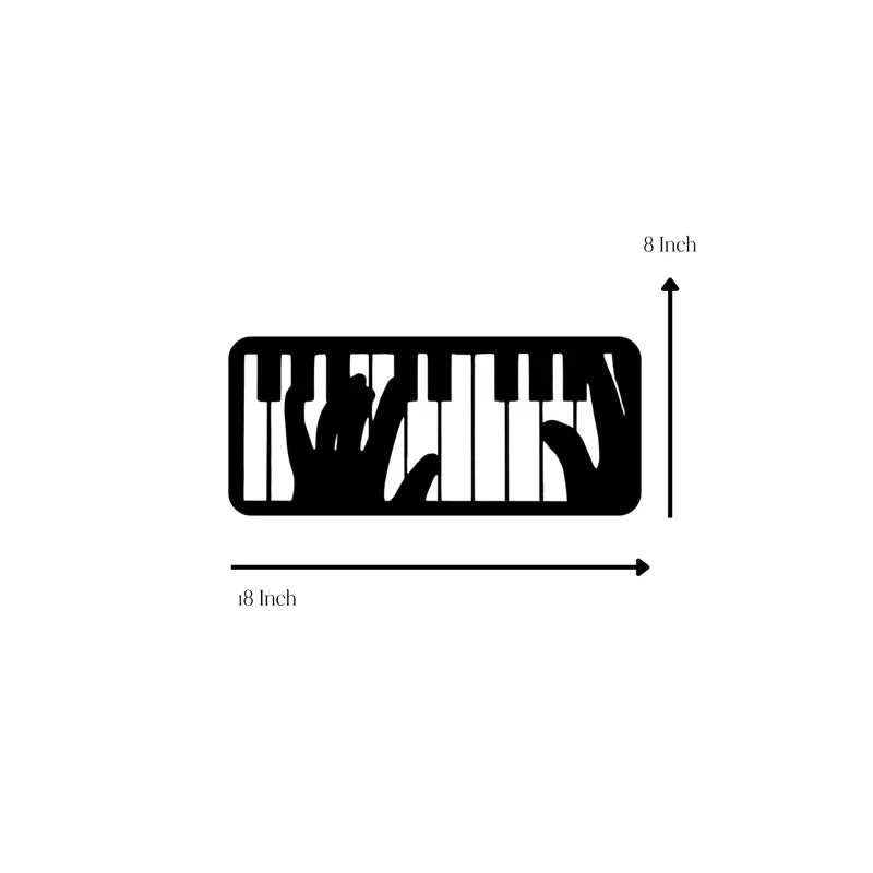 Piano Keys Iron Wall Accent media 5