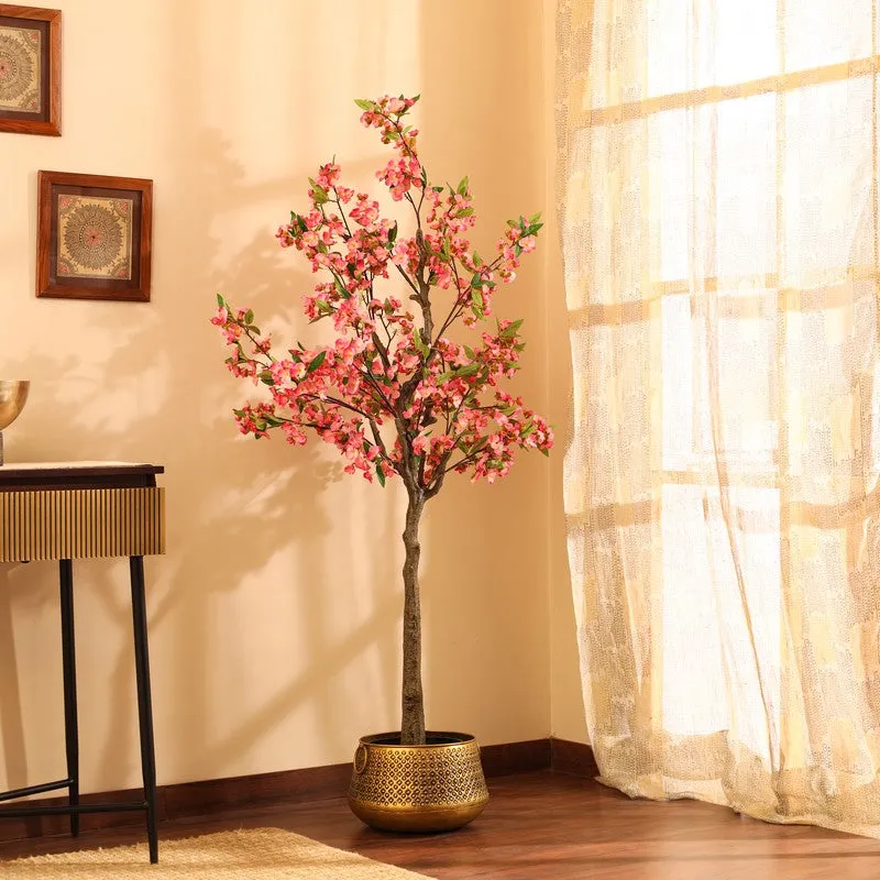 Cherry Blossom Plant With Black Plastic Pot - 5 ft media 5