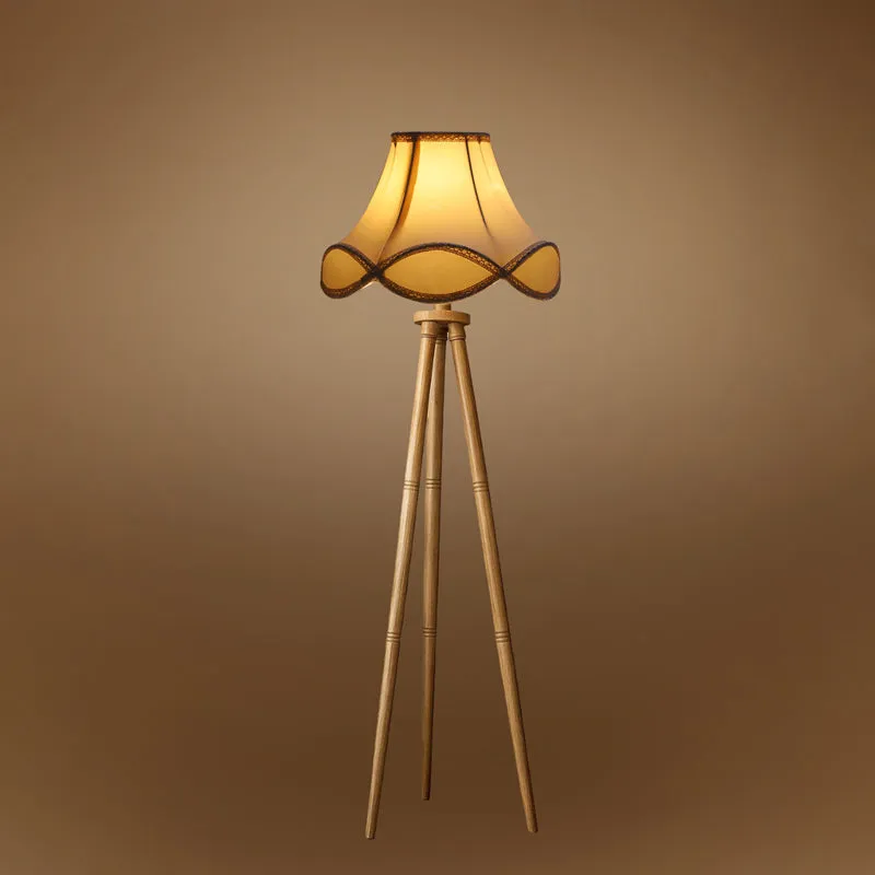 Valencia Arc Tripod Wooden Floor Lamp media 7