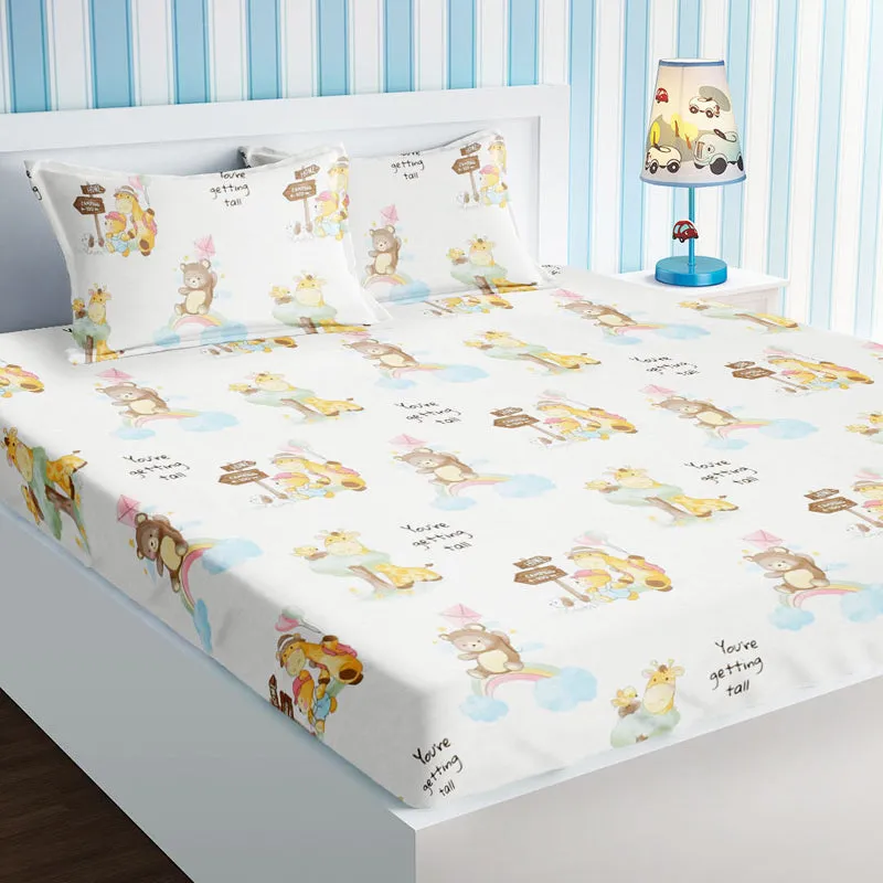 Jungle Book Kids Cotton Bedsheet - 210 TC media 1