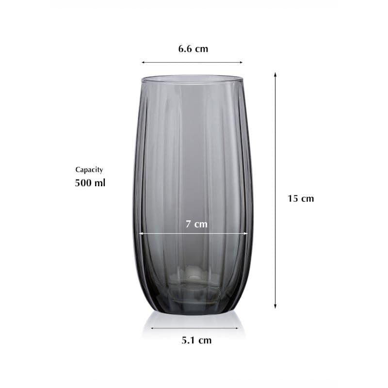 Pasabahce Savou Grey Tumbler (500 ML) - Set Of Four media 6