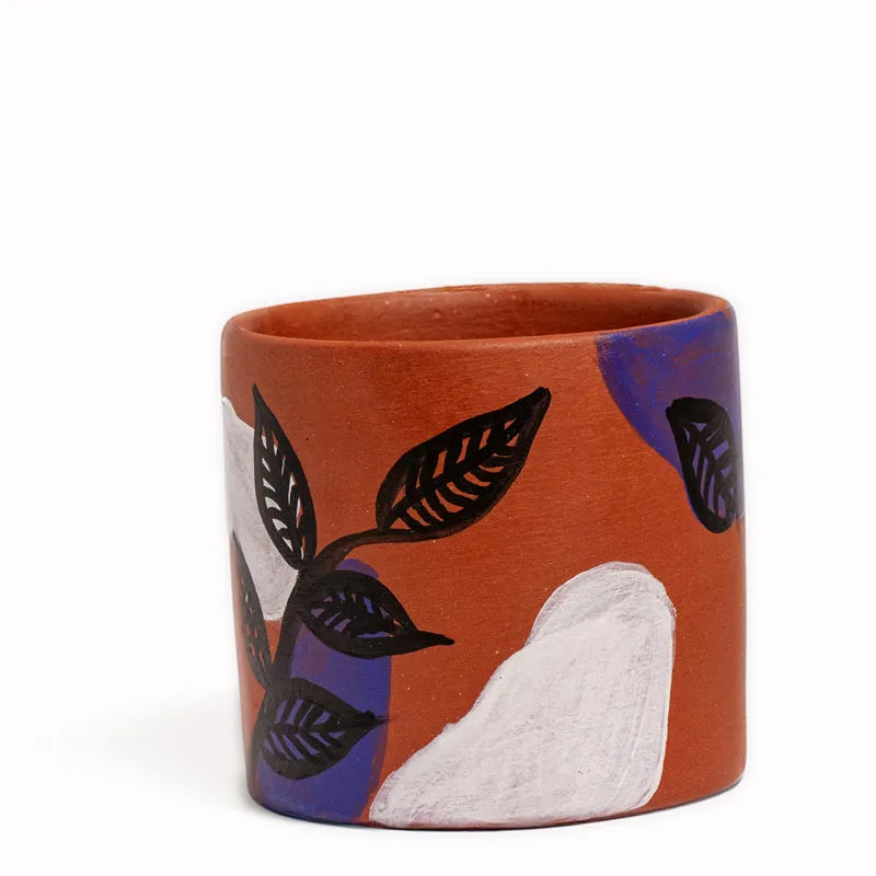 Namura Handpainted Terracotta Kulhad - Set Of Two media 4