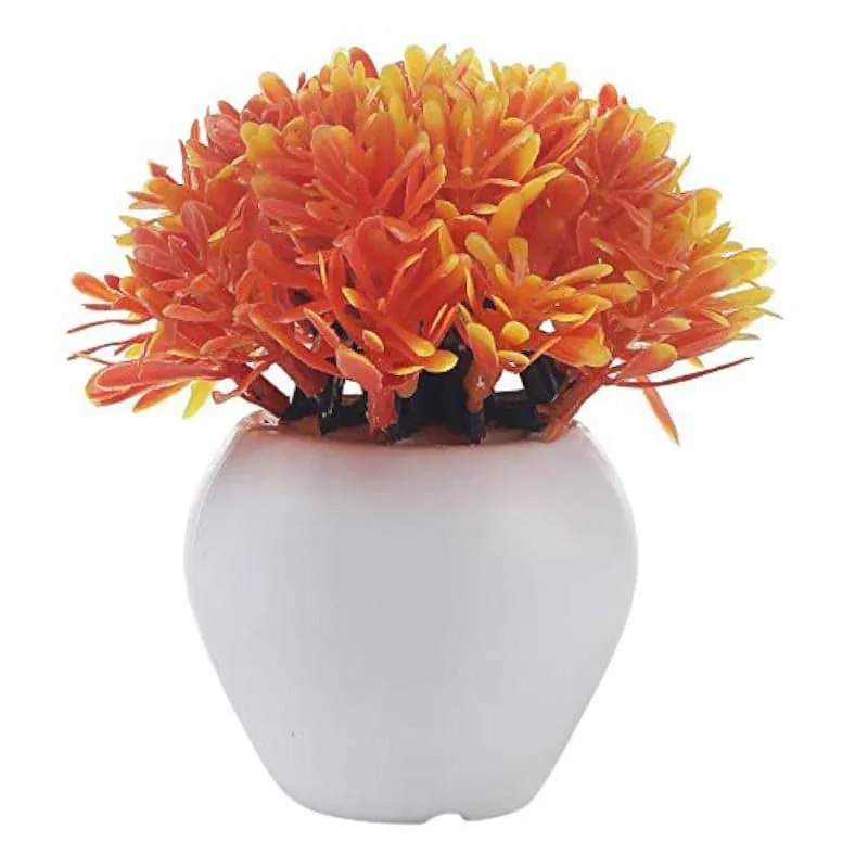 Chlora Faux Plant In Apple Pot (12 cms) - Set Of Three media 3