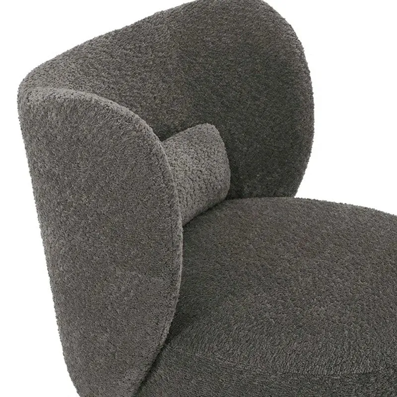 Modvyn Neem Wood Accent Chair - Grey media 9