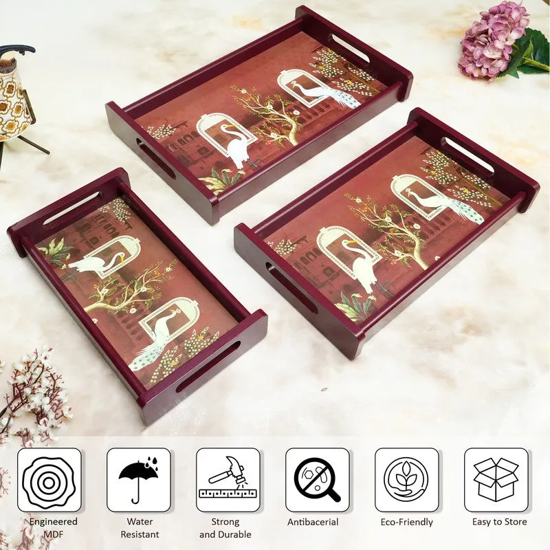Ventra Wooden Serving Tray - Set Of Three media 8