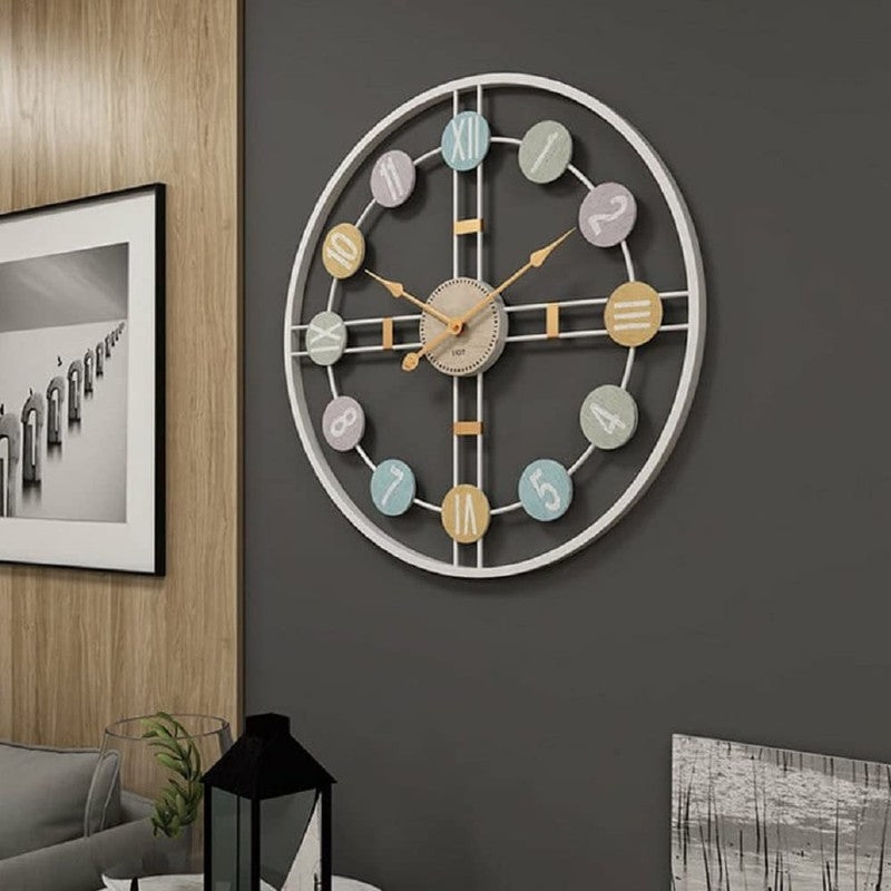 Chrono Silent Wall Clock - White media 4