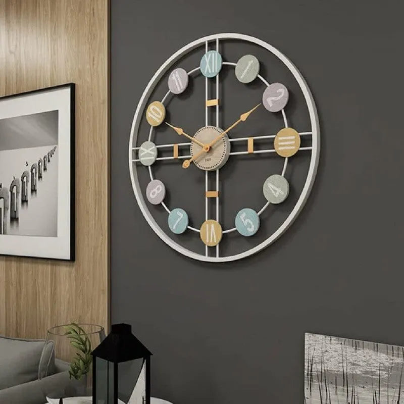 Chrono Silent Wall Clock - White media 4
