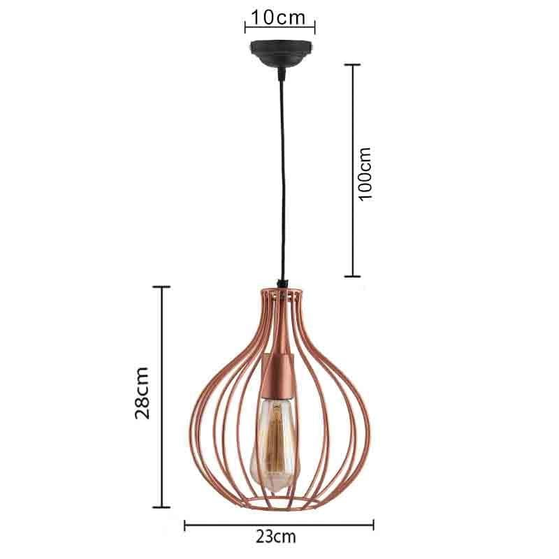 Teardrop Mesh Metal Ceiling Lamp media 4