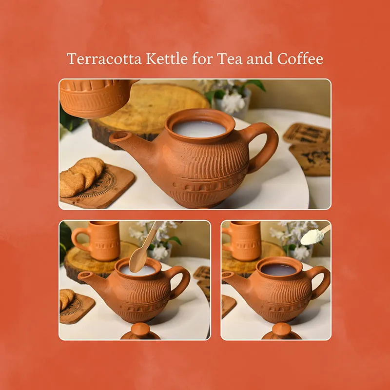 Bluda Terracotta Kettle media 5