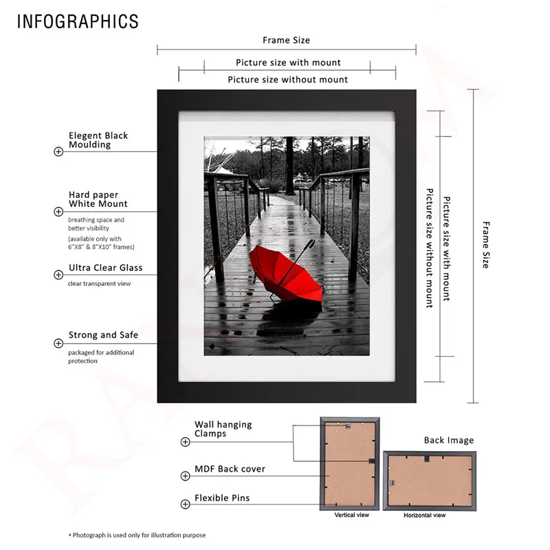 Memory Mosaic "Work Smart" Synthetic Photo Frame - Seven Piece Set media 6