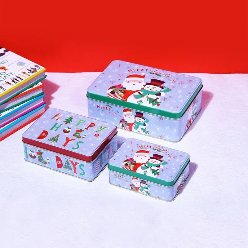 Santa Call Storage Box - Set Of Three media 1