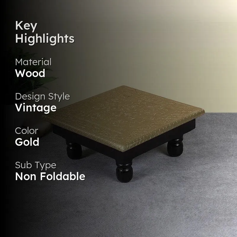 Soft Rise Seating Stool - Gold - 2