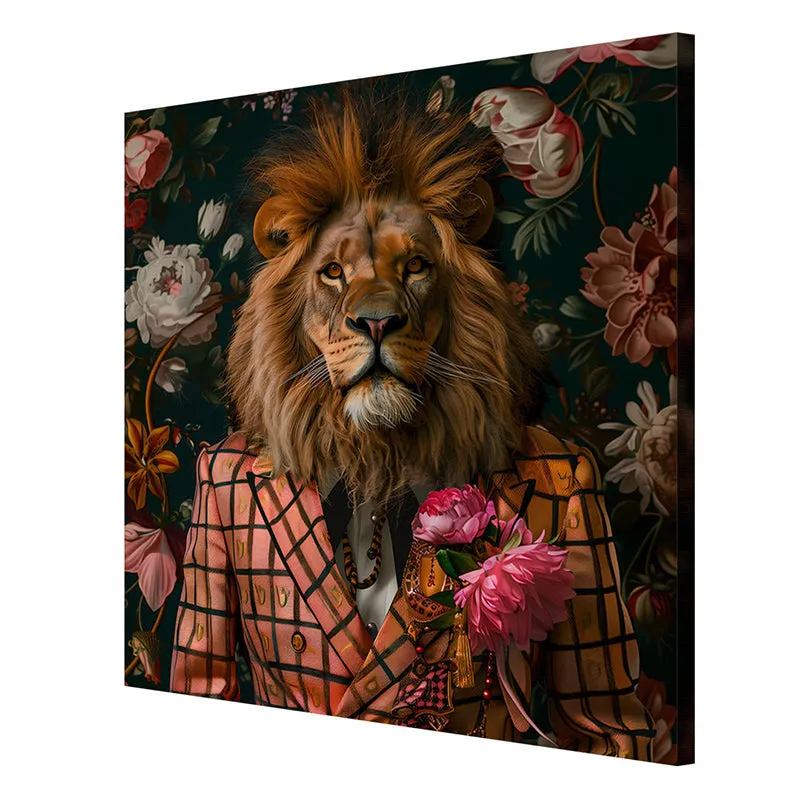 Modern Lion Wall Painting media 6