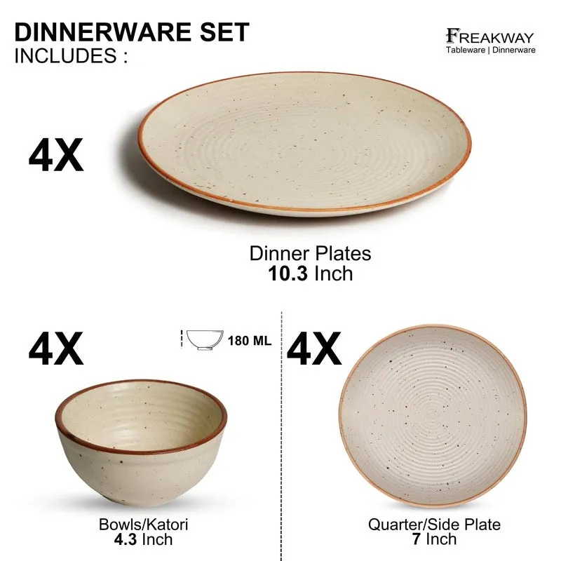 Solvra Orvyn Veyra Dinner Set - 12 Piece Set media 3